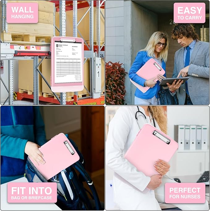 Sooez Clipboards with Storage, High Capacity Clip Boards 8.5x11 with Storage - Image 6