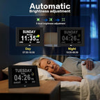 8‘’ Digital Calendar Day Clock, Gifts - Image 4