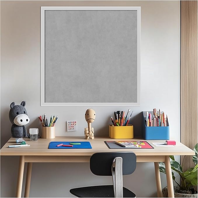 Amanti Art Silver Framed Magnetic Board 25x25 Medium Vision Board - Image 6