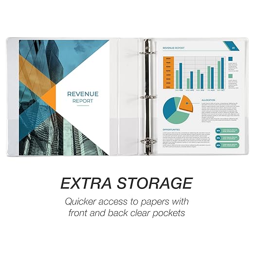 Samsill Economy 1.5 Inch 3 Ring Binder Bulk Pallet, Made in The USA, Round Ring - Image 4