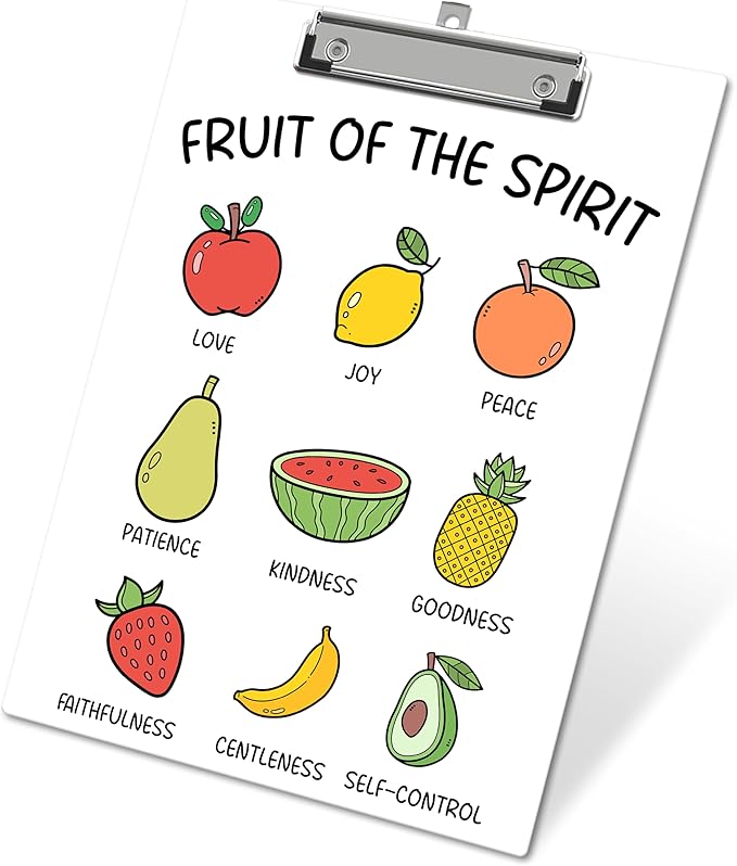 APIILVPQ Fruits Clipboard，Bible Verse Clipboards by Unknown