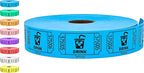Tacticai 1000 Raffle Tickets, Single Roll by Tacticai