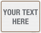 Custom Sign, Personalized Metal Signs, Customize by SigoSigns