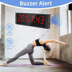 Large Stopwatch with Start/Stop Button, LED Digital Timer with Remote, - Image 6