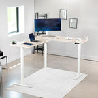 VIVO Electric Corner 75 x 63 inch L-Shaped Standing Desk, Memory Height - Image 2