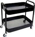 LIWNYRK 2 Tier Rolling Cart by LIWNYRK