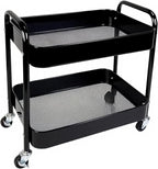 LIWNYRK 2 Tier Rolling Cart by LIWNYRK