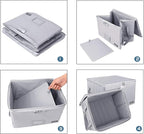 ENGPOW File Box with Lock, Fireproof Document Box with Zipper＆Pockets, - Image 8