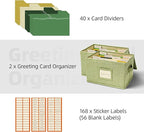 Vienrose Greeting Card Organizer Storage Box - Image 3