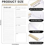 To Do List Notepad, 120 Pages 8.5x11" To Do List Notebook Undated Daily Planner - Image 5