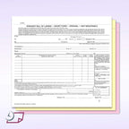 NextDayLabels - Short Form Straight Bill of Lading, 8-1/2 x 7", 3 Part NCR - Image 2
