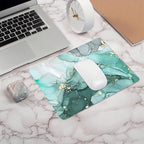 IMAYONDIA Turquoise Marble Mousepad, Computer Mouse Pad Teal, Luxury Swirl Mice - Image 7