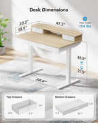 HUANUO 48 x 30 inch Electric Standing Desk - Image 3