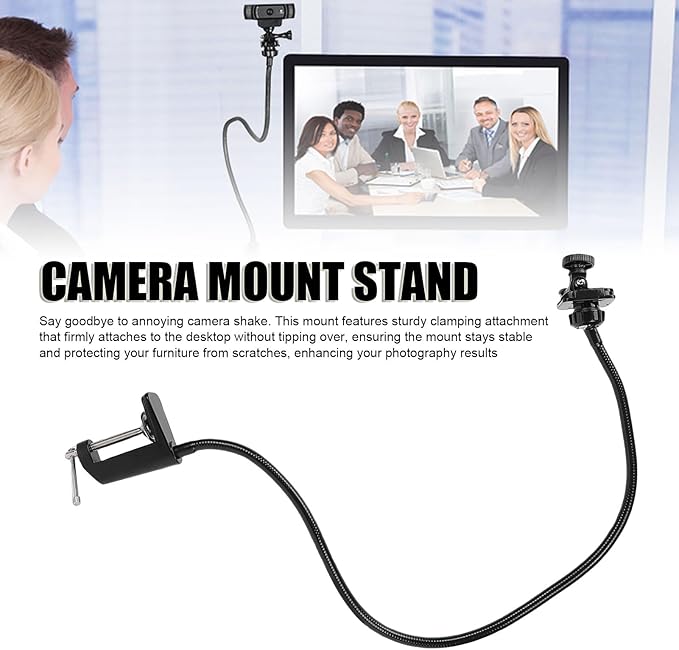 Tangxi Webcam Standfor Desk, Flexible Gooseneck Camera Stand - Image 2