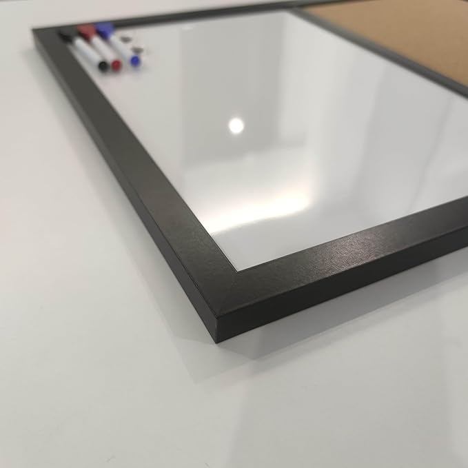 Combination Board Magnetic Dry Erase Board & Corkboard - Image 4