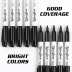 Yocfon Permanent Markers, Fine Tip, Waterproof Markers, Works On Plastic - Image 5