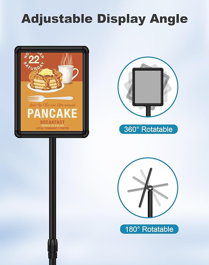 2 Pack Sign Holder Stand 8.5x11 inch - Image 5