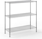 Regal Altair 21" Deep x 54" Wide x 54" Height Wire Shelving Kit | 3-Tier | NSF by Regal+Altair