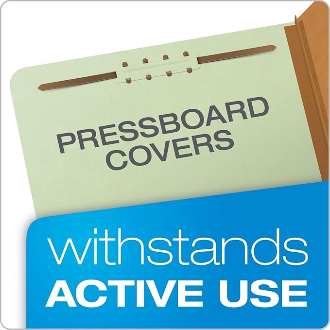 Pendaflex Recycled Classification File Folders, 2 Dividers, 2/5 Tab Cut - Image 6