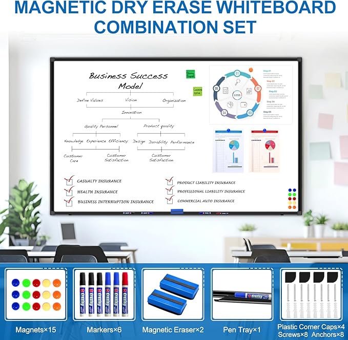 H-Qprobd Large White Board Dry Erase Board - Image 5