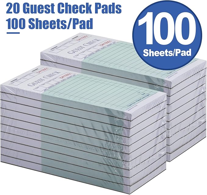 Batrical Guest Checks Server Note Pads 1000 Sheets - Image 3
