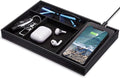 Valet Tray, Built in Wireless Charging Pad, Nightstand Organizer, Dresser by wirelessfuturecharger