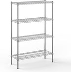 Regal Altair 14" Deep x 36" Wide x 54" Height Wire Shelving Kit | 4-Tier | NSF by Regal+Altair