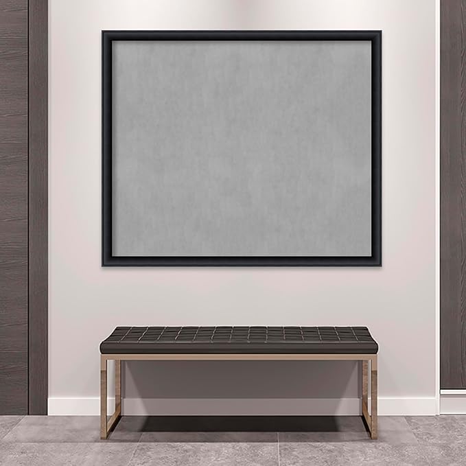 Amanti Art Black Framed Magnetic Board 43x51 Oversize Vision Board - Image 5