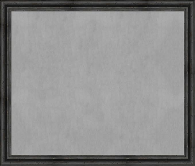 Amanti Art Black Framed Magnetic Board 45x53 Oversize Vision Board by AmantiArt