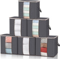 Lifewit 6 Packs 100L Clothes Storage Bag, Storage Bins by Lifewit