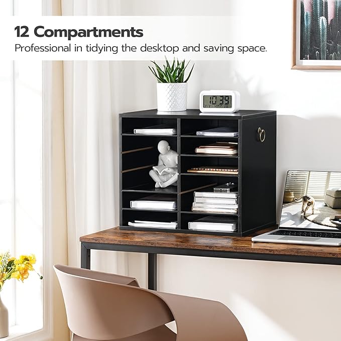 HOOBRO Literature Organizers, 12 Compartments Office Mailbox - Image 3