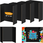 AKONEGE 6Pcs Medium Trifold Poster Board, Presentations, Science Fair, Photo by AKONEGE