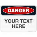 Custom Danger Sign, OSHA Sign, 18x24 Inches, 3M EGP Reflective .080 Aluminum by SigoSigns