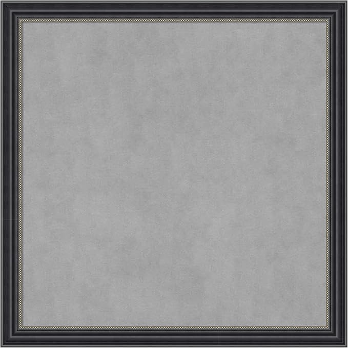 Amanti Art Black Framed Magnetic Board 13x13 X-Small Vision Board by AmantiArt