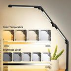 led desk lamp with clamp & flexible arm, package contents