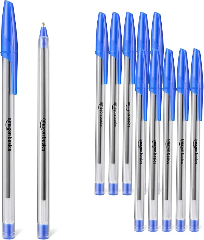 Amazon Basics Ballpoint Pens, 12 Pack by AmazonBasics
