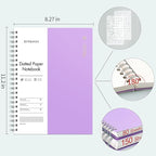 EMSHOI A4 Spiral Notebook Bullet Dotted journal, 11.2" X 8.27", 300 Pages/150 - Image 3