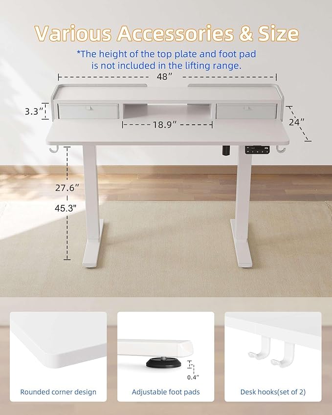 YIHAYO Electric Standing Desk - Image 3