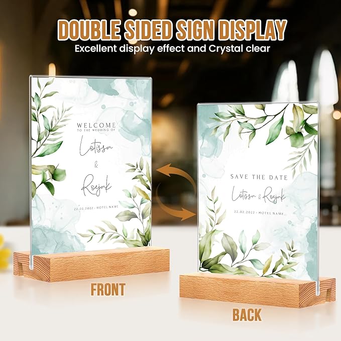 EthPul 16 Pack 5x7 Acrylic Sign Holder - Image 3