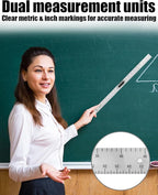 39in Clear Plastic Meter Stick - Image 4