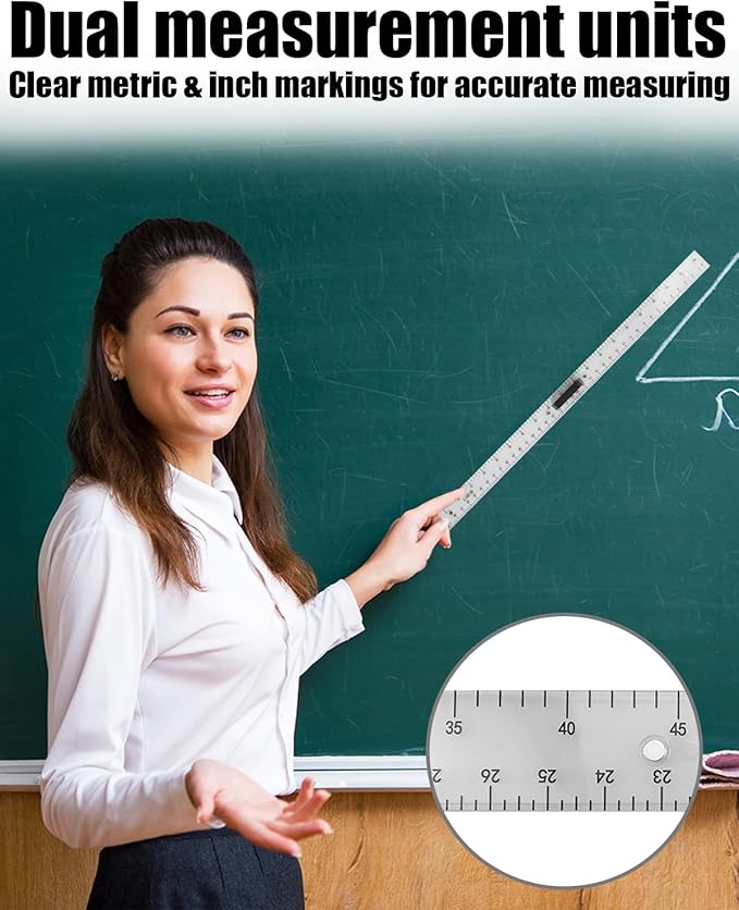 39in Clear Plastic Meter Stick - Image 4