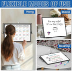 Grtard Dry Erase Magnetic White Board, Portable Small Whiteboard Set, Dry Erase - Image 5