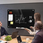 MaxGear Glass Whiteboard Wall Mounted, Frameless Magnetic Dry Erase Board - Image 6