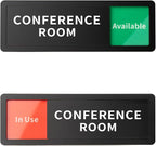 Conference Room Office Door Sign Do Not Disturb, Versatile In-Use/Available by Abudada