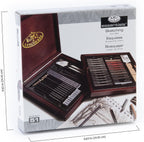 royal & langnickel rset-sket1600 premier sketch pencil art, side view
