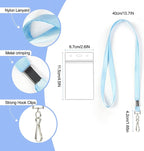 30 Pcs Lanyards for ID Badges, Waterproof Lanyard Card Holder for Carnival Sail - Image 2
