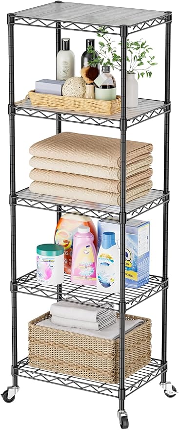 SINGAYE Shelf Closet Wire Shelving：Adjustable Metal Unit by SINGAYE