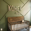 Personalized Wooden Name Sign for Nursery by Woodartis