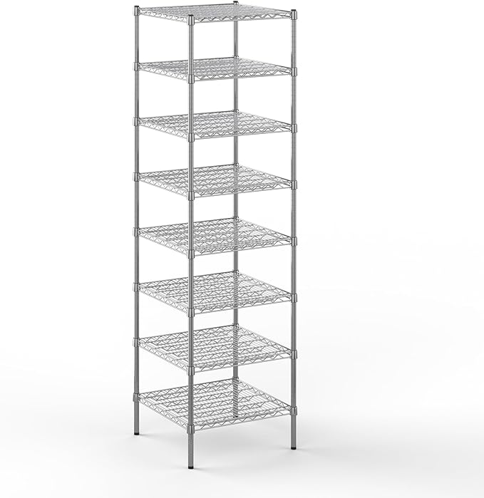 Regal Altair 24" Deep x 24" Wide x 86" Height Wire Shelving Kit | 8-Tier | NSF by Regal+Altair