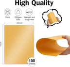 100 Sheets Gold Shimmer Cardstock 8.5 x 11 Metallic Paper, Goefun 80lb Card - Image 2